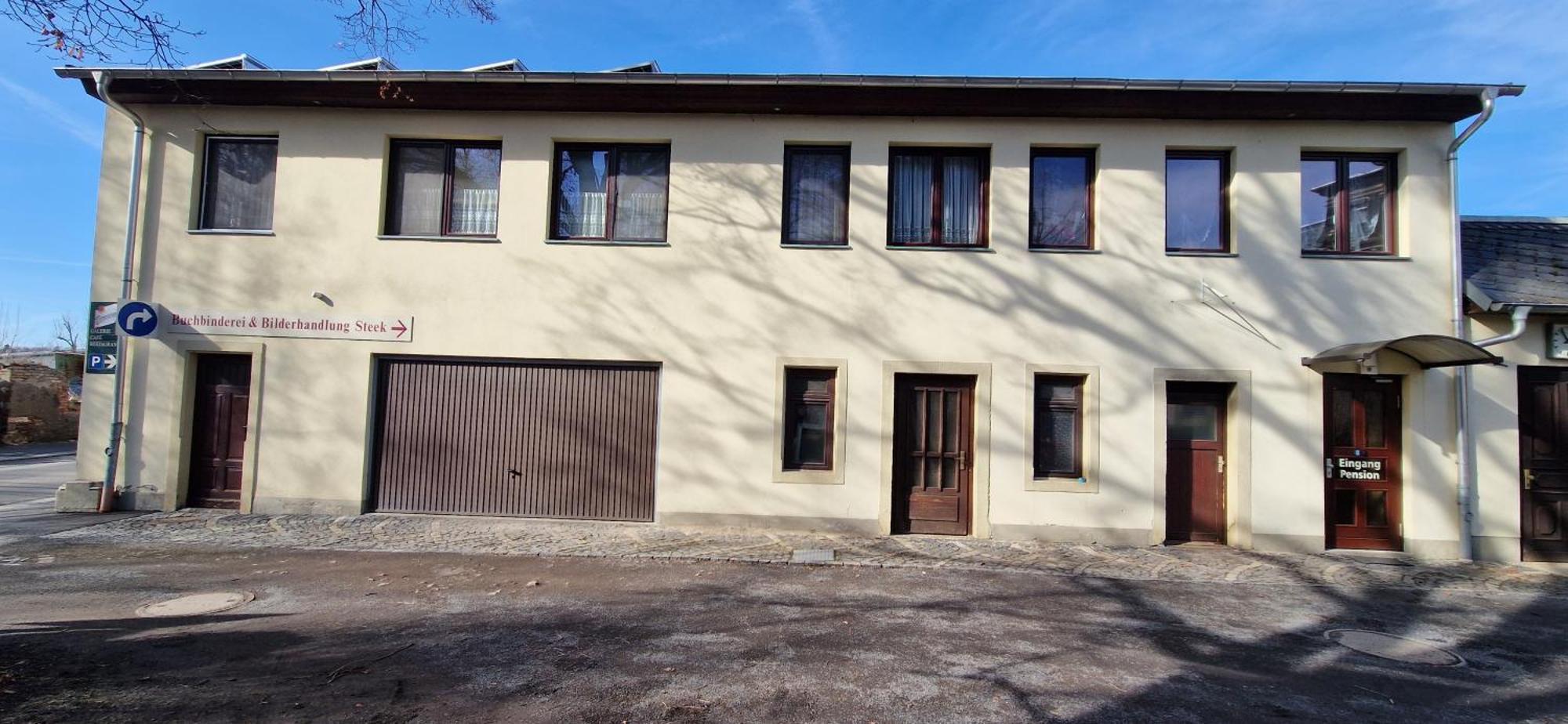 Galeriecafe Und Pension Ambiente Zittau Exterior foto